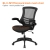 Bl-X-5M Mid-back black mesh chair