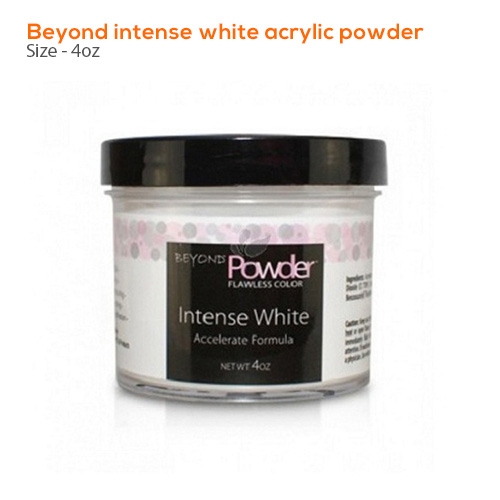 Beyond intense white acrylic powder