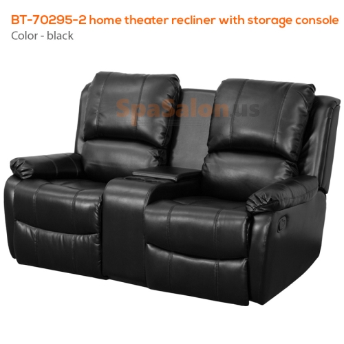 BT-70295-2 home theater recliner with storage console