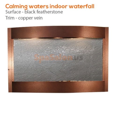 Serene waters indoor waterfall