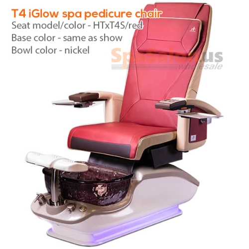 T4 iGlow spa pedicure chair