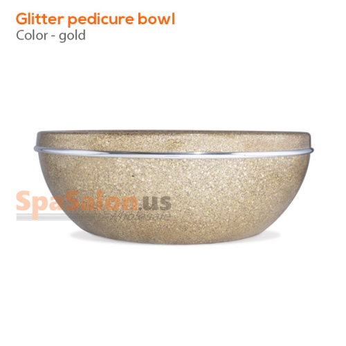 Glitter pedicure bowl